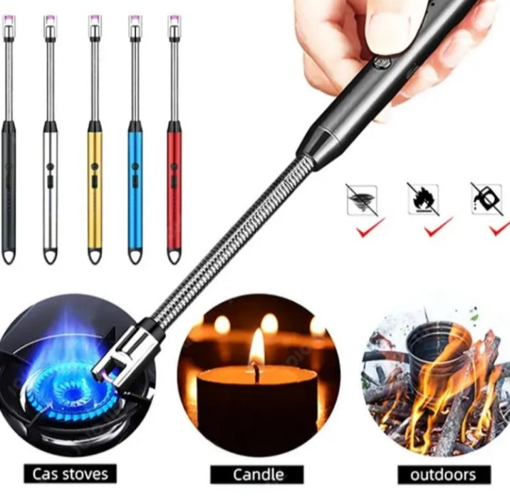 Flexible, Windproof USB Rechargeable Flameless Arc Lighter