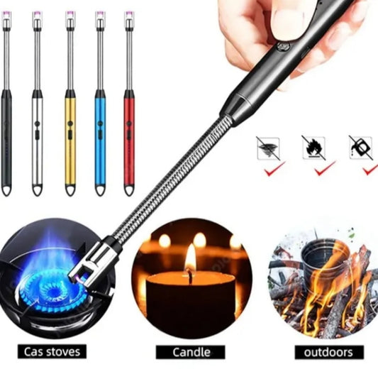 Flexible, Windproof USB Rechargeable Flameless Arc Lighter
