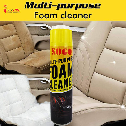 SOGO Multipurpose Foam Cleaner for Car Fabric, Carpet, Leather