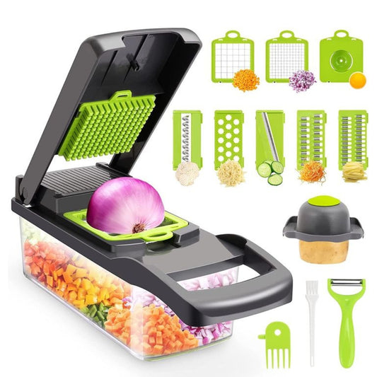 16-in-1 Multi-Functional Mandoline Slicer & Vegetable Chopper