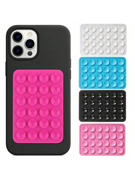 Reusable Silicone Stick & Grip Suction Cup Phone Holder