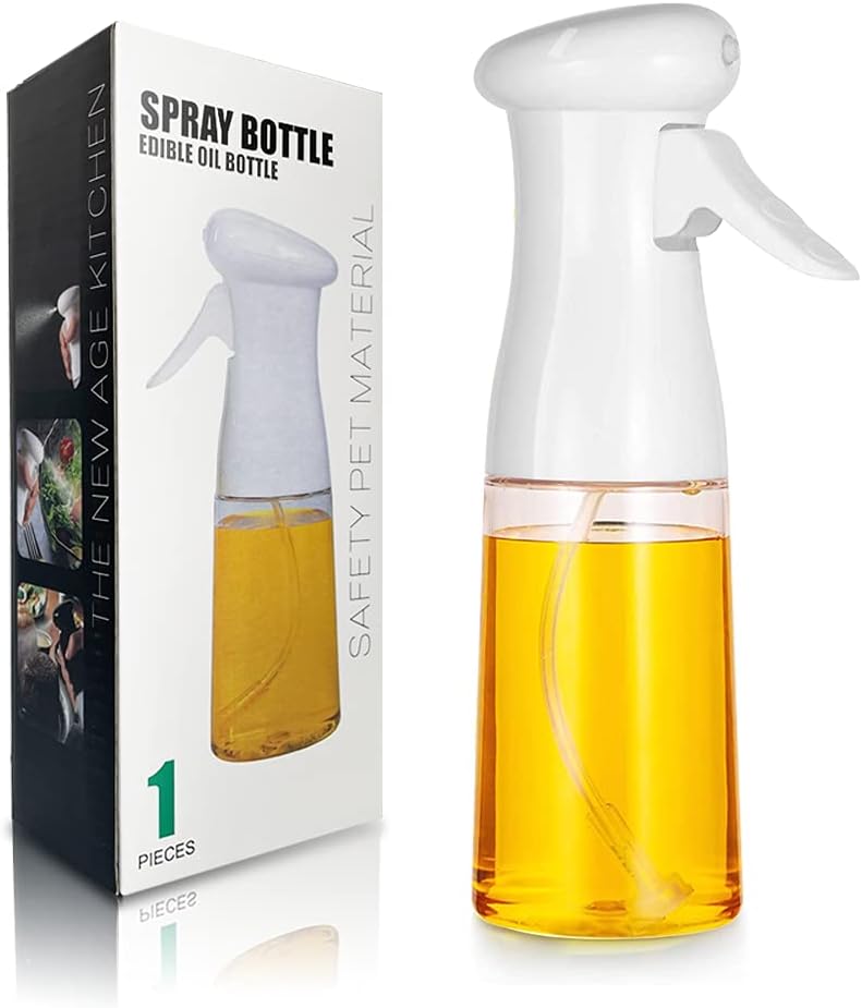 200ml Plastic Glass Cooking Oil Sprayer & Vinegar Spray Bottle