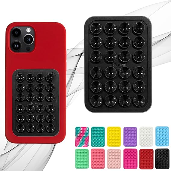 Reusable Silicone Stick & Grip Suction Cup Phone Holder