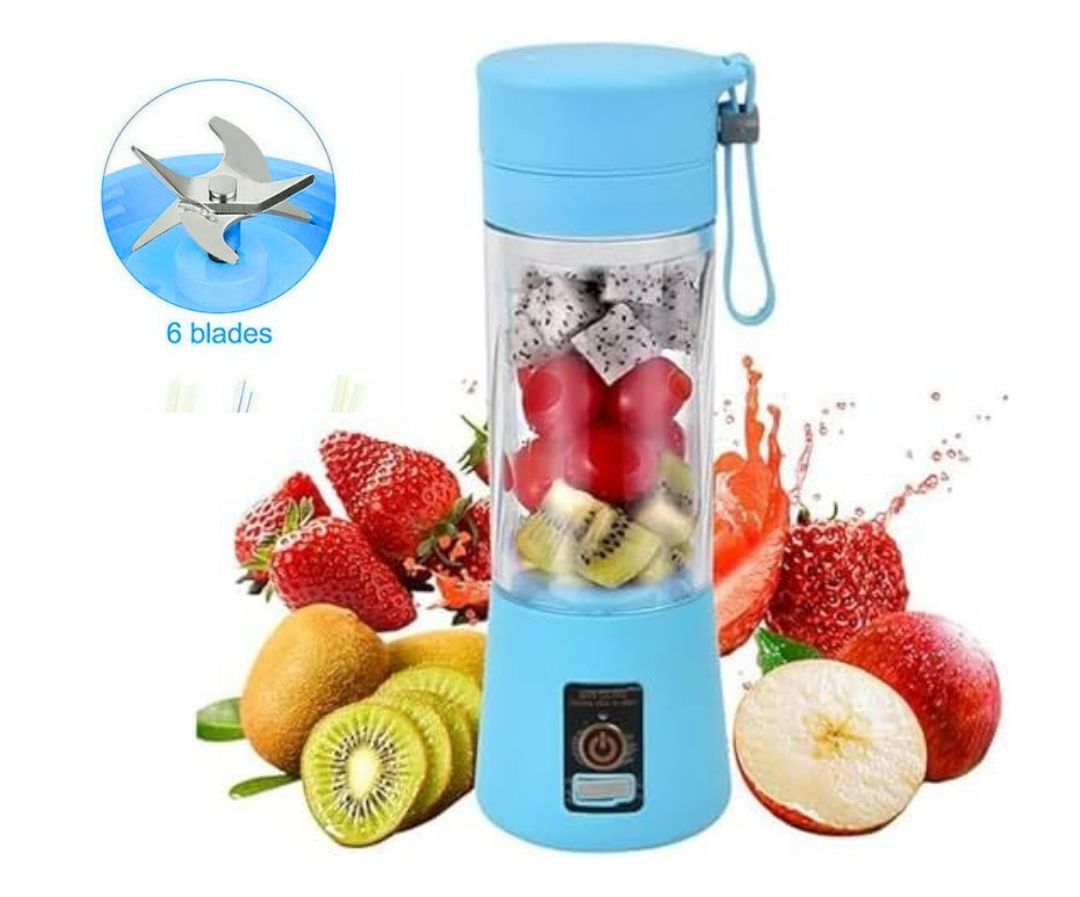 Portable Powerful 6 Blades USB Rechargeable Blender/Juicer