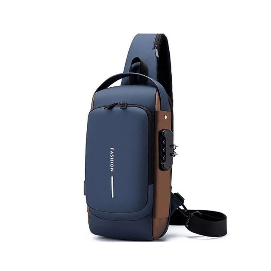 Fashion Anti-Theft Sling Shoulder Travel Bag with USB Charging Port