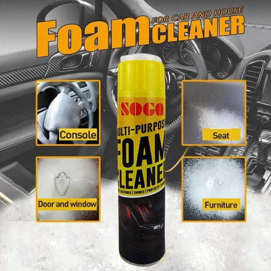 SOGO Multipurpose Foam Cleaner for Car Fabric, Carpet, Leather