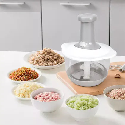 1.5L/2L Manual Hand Push Chopper & Multifunctional Mixer