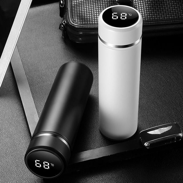 Smart Temperature Display Thermos Water Bottle