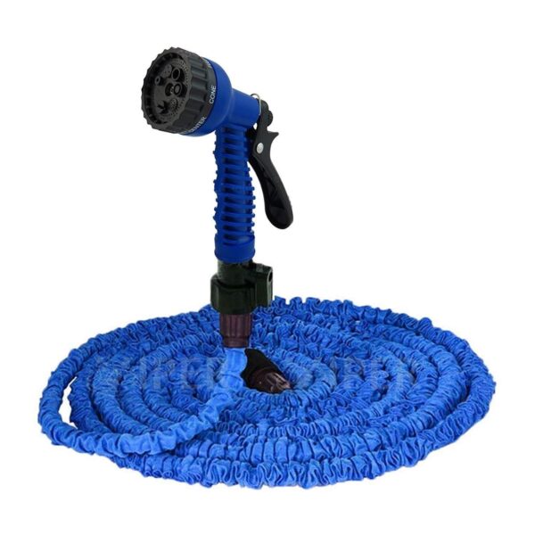 50FT Expandable Garden Hose with 7-Mode Water Spray Nozzle
