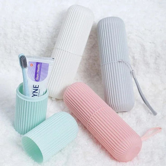 Portable Toothbrush & Toothpaste Travel Storage Case