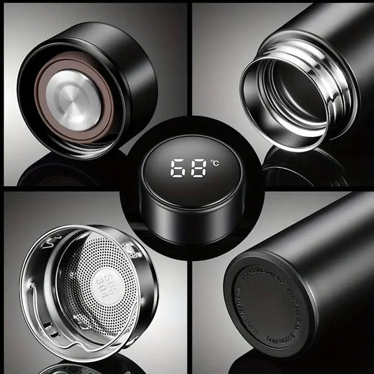 Smart Temperature Display Thermos Water Bottle