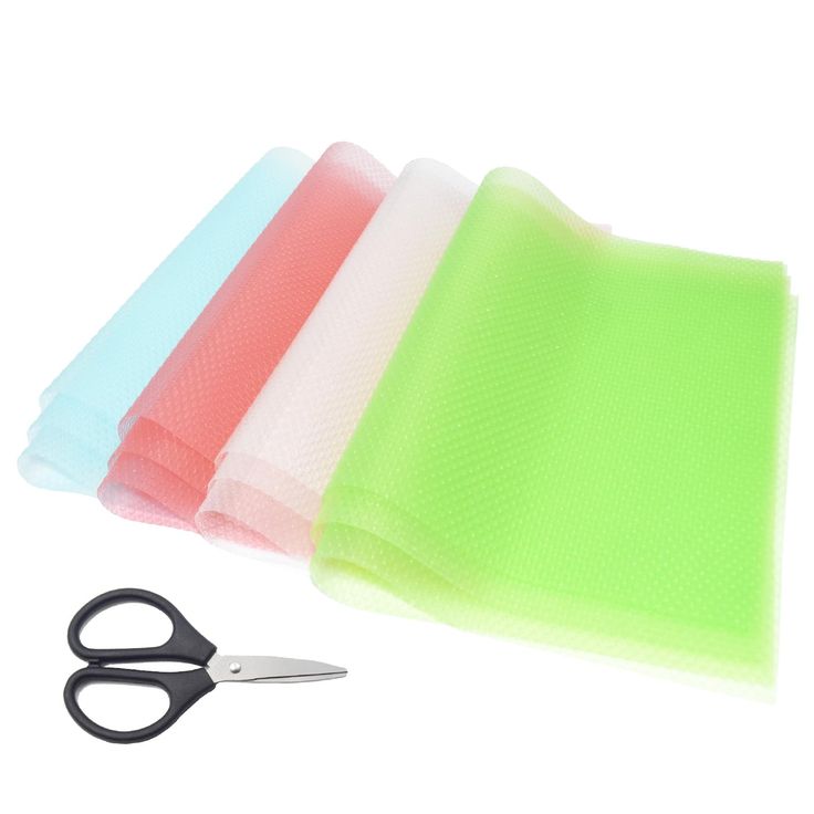 Silicone Waterproof Fridge Shelf Liners & Drawer Mats for Cabinets & Countertops