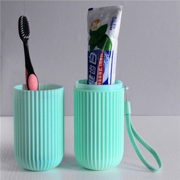 Portable Toothbrush & Toothpaste Travel Storage Case