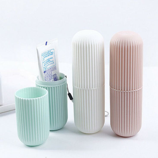 Portable Toothbrush & Toothpaste Travel Storage Case