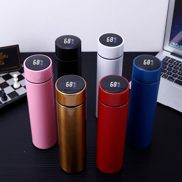 Smart Temperature Display Thermos Water Bottle