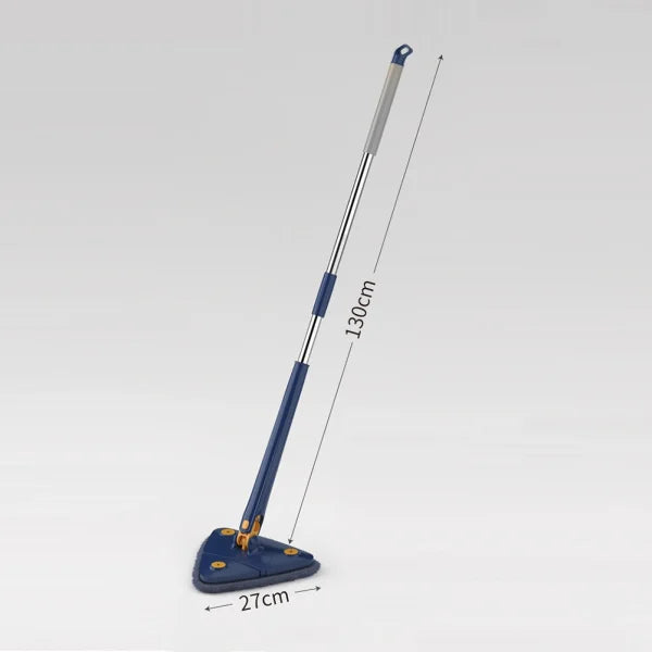 360° Rotatable Triangle Mop with Extendable Long Handle