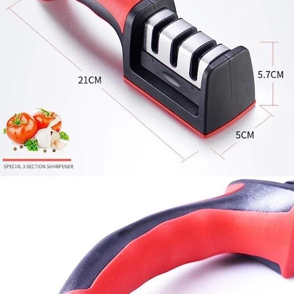 3-in-1 Knife Sharpener Set with Ceramic Peeler for Kitchen