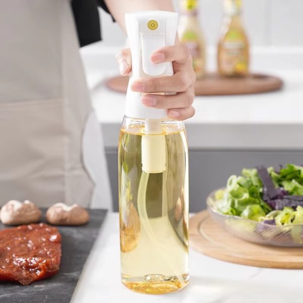 200ml Plastic Glass Cooking Oil Sprayer & Vinegar Spray Bottle