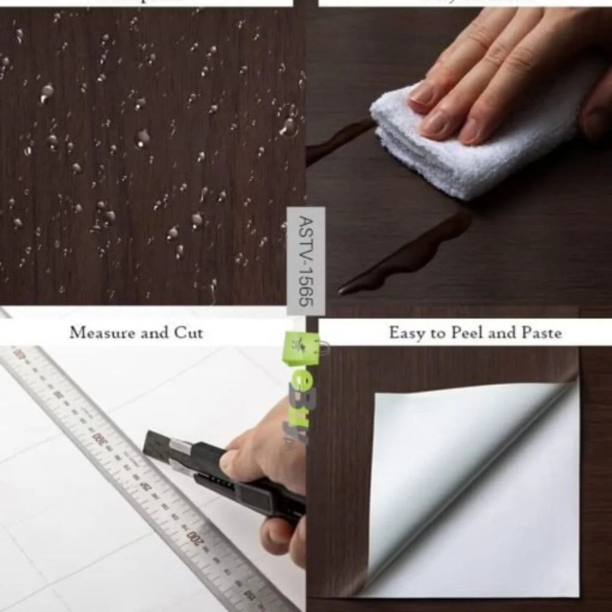 Waterproof Self-Adhesive Wooden Texture Sheet for Wallpaper (60 x 200 cm)