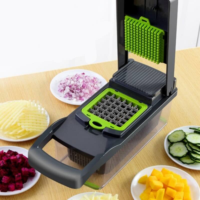 16-in-1 Multi-Functional Mandoline Slicer & Vegetable Chopper