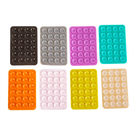 Reusable Silicone Stick & Grip Suction Cup Phone Holder