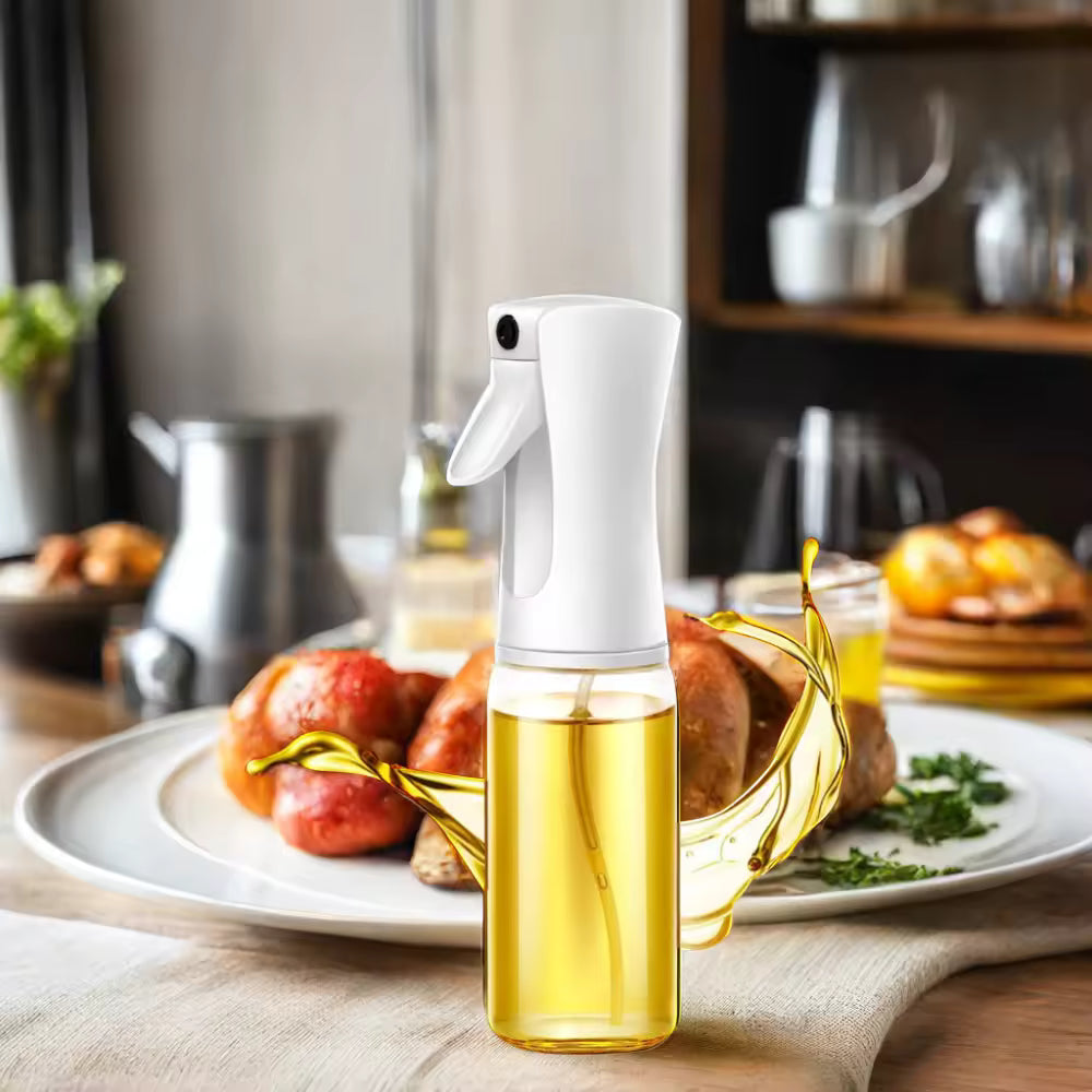 200ml Plastic Glass Cooking Oil Sprayer & Vinegar Spray Bottle