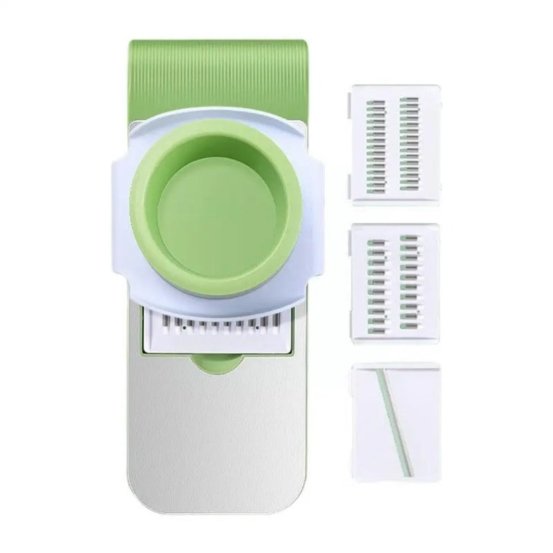 5 Stainless Steel Blades in 1 Vegetable Cutter & Grater