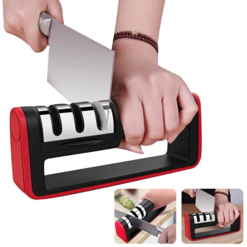 3-in-1 Knife Sharpener Set with Ceramic Peeler for Kitchen