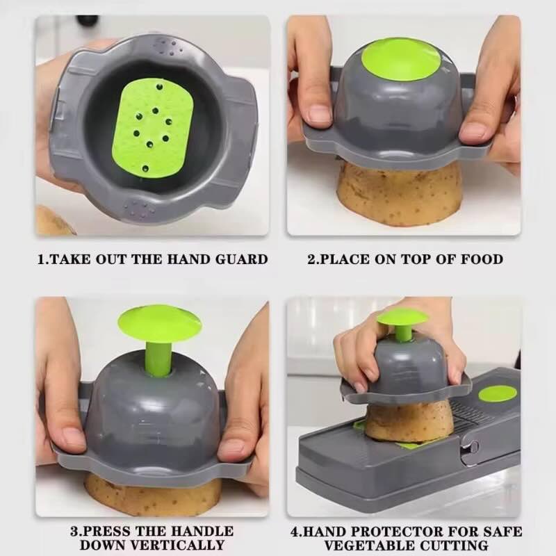 16-in-1 Multi-Functional Mandoline Slicer & Vegetable Chopper