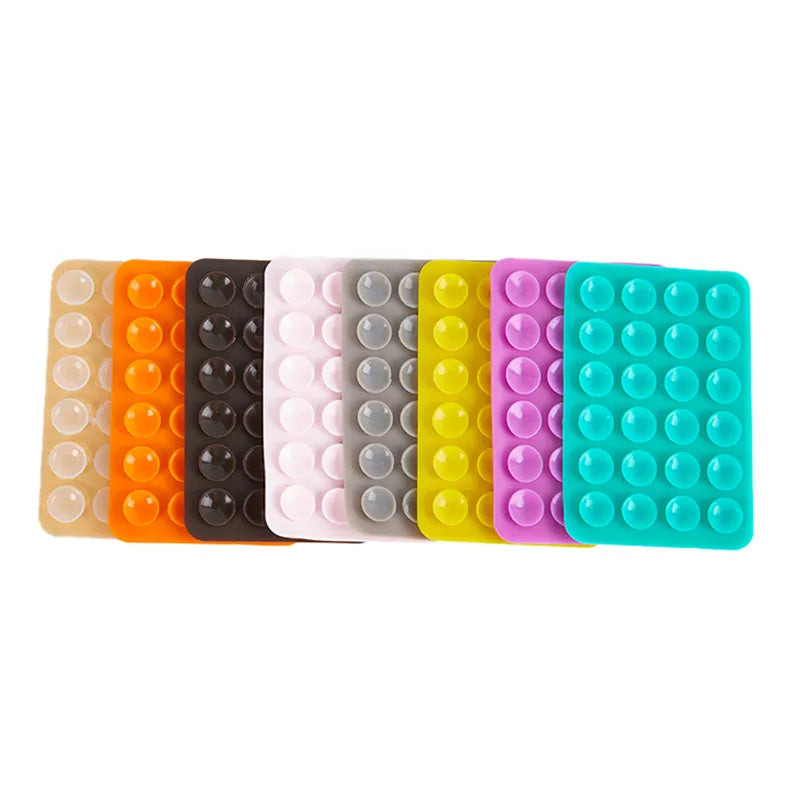 Reusable Silicone Stick & Grip Suction Cup Phone Holder