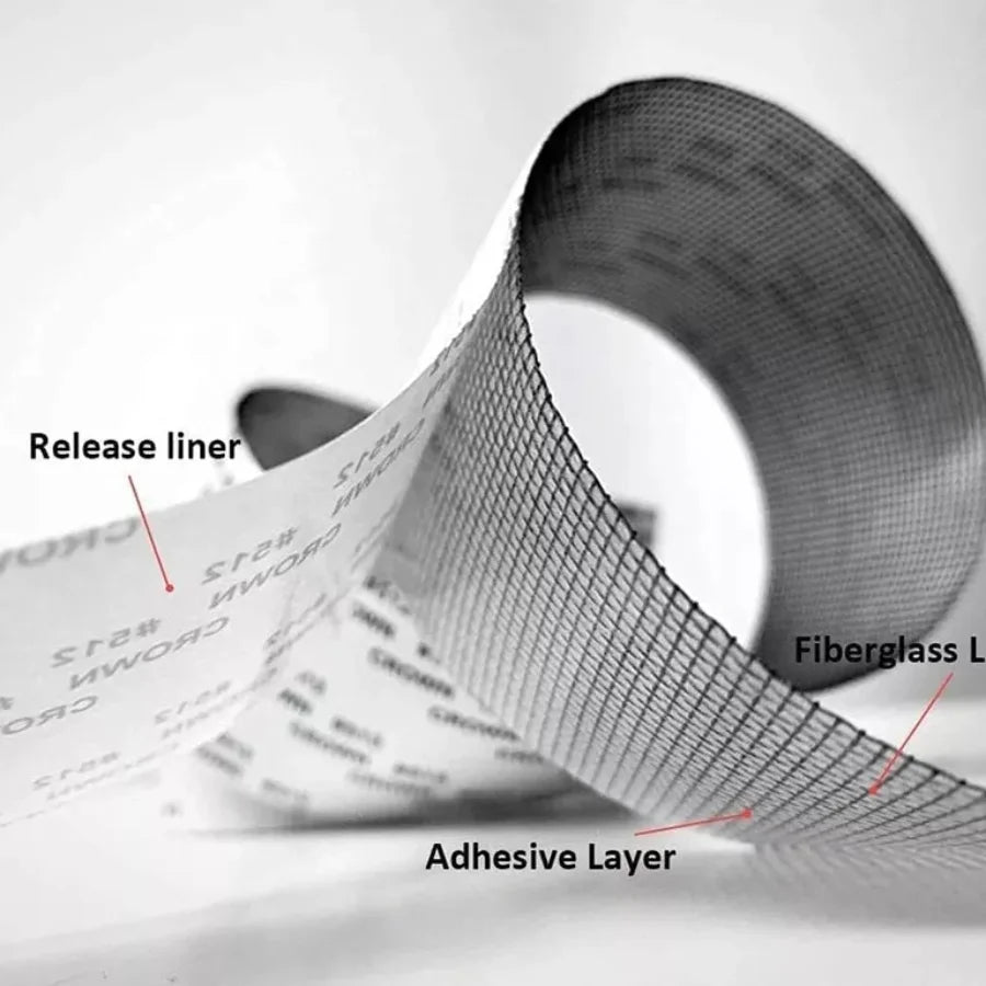 Window Screen/Net Repair Tape 3M Roll | Anti-Insect Mesh Fix Patch