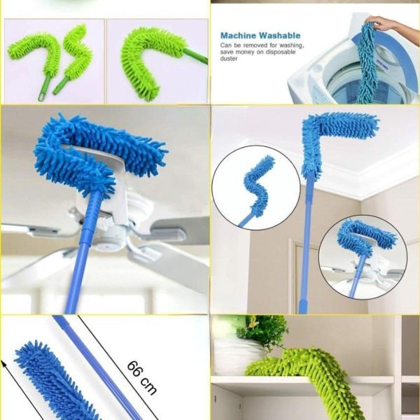 Flexible Microfiber Fan & Ceiling Cleaning Duster