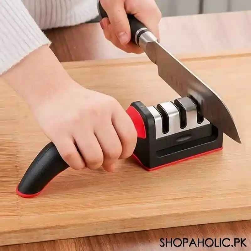 3-in-1 Knife Sharpener Set with Ceramic Peeler for Kitchen