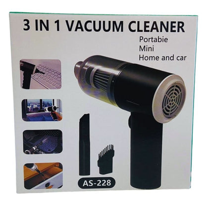 3-in-1 Portable Wireless Vacuum Cleaner, Air Duster & Air Pump