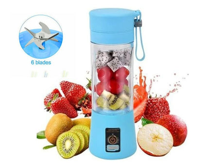 Portable Powerful 6 Blades USB Rechargeable Blender/Juicer