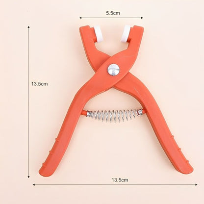 Tich Button Machine Plier with 25 Plastic Snap Buttons | DIY Sewing & Craft Tool