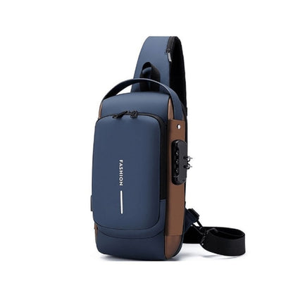 Fashion Anti-Theft Sling Shoulder Travel Bag with USB Charging Port