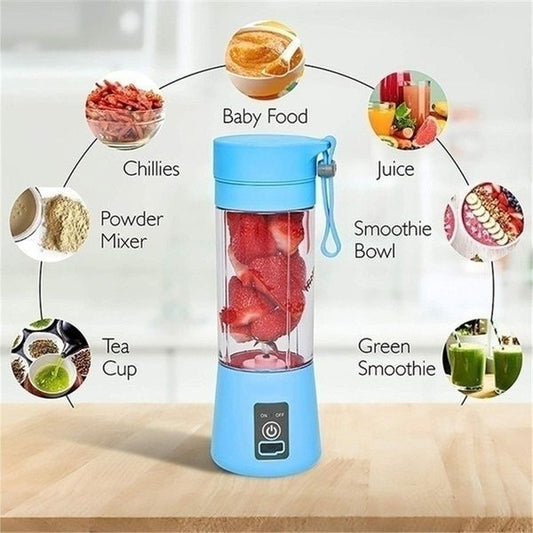 Portable Powerful 6 Blades USB Rechargeable Blender/Juicer