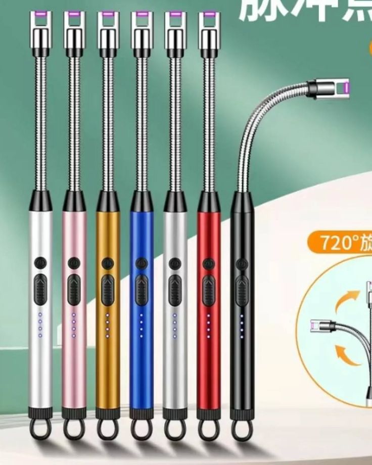 Flexible, Windproof USB Rechargeable Flameless Arc Lighter