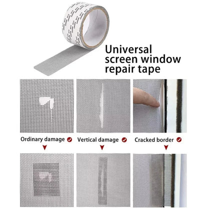 Window Screen/Net Repair Tape 3M Roll | Anti-Insect Mesh Fix Patch